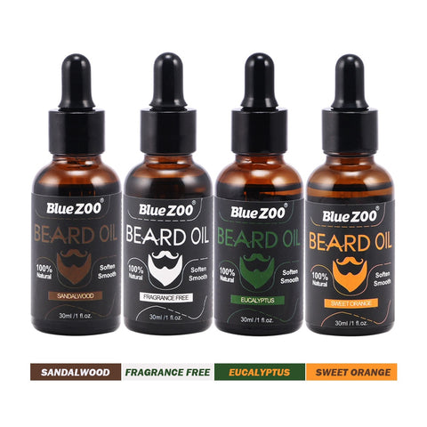 Natural Organic Moustache Oil Conditioner Healthy Beard Styling Aftershave for Men Beard Oil Hair Products 30ml