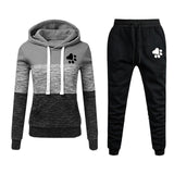 2020 New Brand Tracksuit Women Pant 2 Piece Sets Woman Sportswear Fleece Thick Hoody+Pants Sport Suits Custom Logo