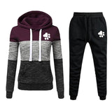 2020 New Brand Tracksuit Women Pant 2 Piece Sets Woman Sportswear Fleece Thick Hoody+Pants Sport Suits Custom Logo