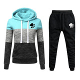 2020 New Brand Tracksuit Women Pant 2 Piece Sets Woman Sportswear Fleece Thick Hoody+Pants Sport Suits Custom Logo