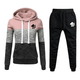 2020 New Brand Tracksuit Women Pant 2 Piece Sets Woman Sportswear Fleece Thick Hoody+Pants Sport Suits Custom Logo
