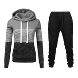 2020 New Brand Tracksuit Women Pant 2 Piece Sets Woman Sportswear Fleece Thick Hoody+Pants Sport Suits Custom Logo