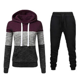 2020 New Brand Tracksuit Women Pant 2 Piece Sets Woman Sportswear Fleece Thick Hoody+Pants Sport Suits Custom Logo