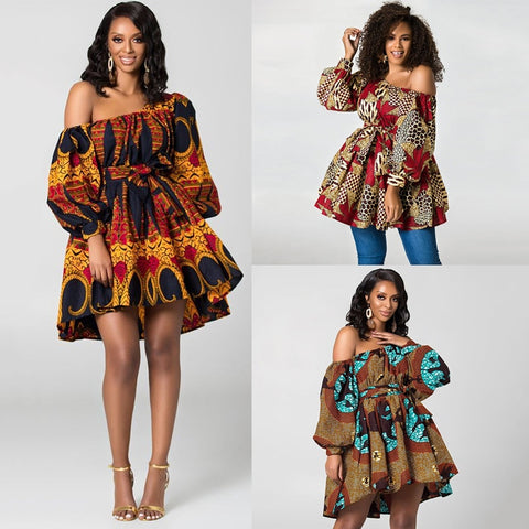 MD dashiki african clothes for women embroidery bazin riche tops women's long sleeve t shirt 2020 south african clothing