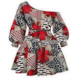 MD dashiki african clothes for women embroidery bazin riche tops women's long sleeve t shirt 2020 south african clothing