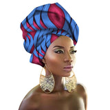 Fashion Print Turban African Scarf Headband Women Hair Accessories Girls Head Wrap Bands Traditional Rich Bazin Dashiki Clothes