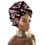 Fashion Print Turban African Scarf Headband Women Hair Accessories Girls Head Wrap Bands Traditional Rich Bazin Dashiki Clothes
