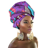 Fashion Print Turban African Scarf Headband Women Hair Accessories Girls Head Wrap Bands Traditional Rich Bazin Dashiki Clothes
