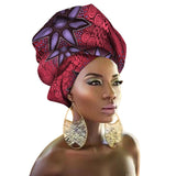 Fashion Print Turban African Scarf Headband Women Hair Accessories Girls Head Wrap Bands Traditional Rich Bazin Dashiki Clothes