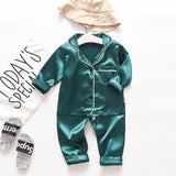 Sleepwear Outfits - Long Sleeve Solid Tops + Pajamas