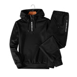 Casual tracksuit Set Men Fashion 2020 Jogger Sports Sportswear Suits Spring Autumn Two Pieces Hoodies Pants Set Male Sweat Suit