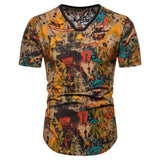 african clothes forest style t-shirt fashion africa clothing 3d tee shirt homme dashiki african dresses for women/men