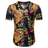 african clothes forest style t-shirt fashion africa clothing 3d tee shirt homme dashiki african dresses for women/men