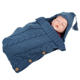 Infant Button Knit Swaddle Wrap