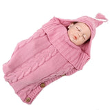 Infant Button Knit Swaddle Wrap
