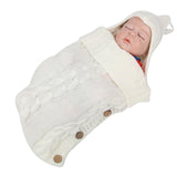 Infant Button Knit Swaddle Wrap