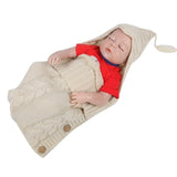 Infant Button Knit Swaddle Wrap