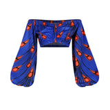 African Dresses for Women 2020 News Ladies Full Sleeve Shoulder Off Festher Dashiki Print Split Skirts Autumn Africna Clothes