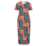 Fashion 2020 African Clothes Dashiki Split Ankara Style Robe africaine Vestido African Dresses for Women Shirts Ladies Plus Size