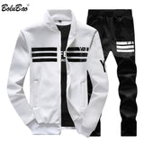 BOLUBAO 2020 New Autumn Men Set Quality Fleece Sweatshirt + Pants Male Tracksuit Sporting Sweat Suits Mens Sportswear Sets