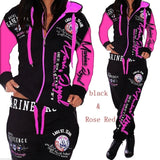 ZOGAA 2020 Women 2PCS Sportwear spring autumn Female Suit Fashion Hooded Joggers Women&#39;s Sports Suit Sets womens tracksuit set