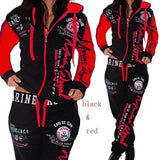 ZOGAA 2020 Women 2PCS Sportwear spring autumn Female Suit Fashion Hooded Joggers Women&#39;s Sports Suit Sets womens tracksuit set