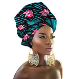 Fashion Print Turban African Scarf Headband Women Hair Accessories Girls Head Wrap Bands Traditional Rich Bazin Dashiki Clothes