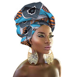 Fashion Print Turban African Scarf Headband Women Hair Accessories Girls Head Wrap Bands Traditional Rich Bazin Dashiki Clothes