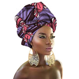 Fashion Print Turban African Scarf Headband Women Hair Accessories Girls Head Wrap Bands Traditional Rich Bazin Dashiki Clothes