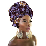 Fashion Print Turban African Scarf Headband Women Hair Accessories Girls Head Wrap Bands Traditional Rich Bazin Dashiki Clothes