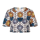 2020 Summer African Clothes Woman Shoulder Off Dresses Dashiki Ethnic Tribe Printing 22colors Fashion Crop Top Outfit Clothing