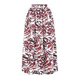 Maxi Skirt & Off-Shoulder Crop Top/Skirt Set for Woman African Ankara Dashiki Clothes Boho Split Sexy Dress Casual Outfits