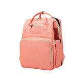 2 in1 Multifunctional Diaper Bag Backpack Travel Portable Large Capacity Shoulder Mommy Folding Crib Bags Waterproof Pack