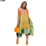 African Loose Dresses For Women 2020 Plus Size Africa Dress African Clothes Stripe Print Dashiki Dress Ankara Africa Clothing