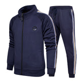 New Men's Tracksuit 2020 Casual Sweat Suits Male Sportswear Winter 2 Piece Sport Suits Set Men Sweatshirts + Pants Streetwear
