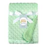 baby blankets Newborn Baby Solid Blanket & Swaddling Thermal Soft Fleece Blanket Bedding Quilt kocyk dla dziecka