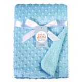 baby blankets Newborn Baby Solid Blanket & Swaddling Thermal Soft Fleece Blanket Bedding Quilt kocyk dla dziecka