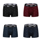 4PCS Boxers Shorts Men Underwear Sexy Boxer Male  Underwear  New Pattern Designs Breathable Men's Panties Fashion underpants