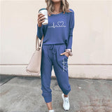 Casual Two Piece Outfits Pullovers Hoodies Jogger Pants Sets Spring Autumn Tracksuit Woman Fleece Suit 2021 Sweatsuits for Women