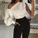 Celmia Summer Women Long Sleeve Shirt