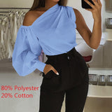 Celmia Summer Women Long Sleeve Shirt