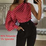 Celmia Summer Women Long Sleeve Shirt