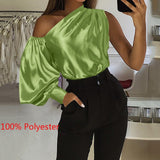 Celmia Summer Women Long Sleeve Shirt
