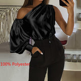 Celmia Summer Women Long Sleeve Shirt