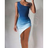 Denim Dress Woman Sexy Fashion Sleeveless Slim Bodycon Midi Dress 2021 Jeans Dress Ladies Vintage Washed Vestidos Clubwear